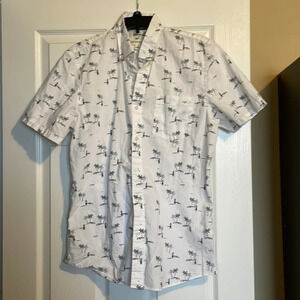 Goodthreads short sleeve button down shirt size medium